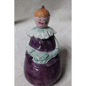 Horchow Eggplant Fairy Pottery Made In Italy (Pre-Owned)